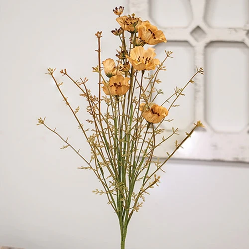 Blooming Teastain Mayflower 18" Faux Floral Spray