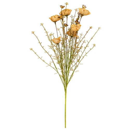 Blooming Teastain Mayflower 18" Faux Floral Spray - Image 2