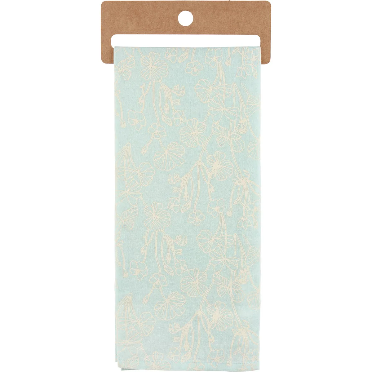 ๐ Blue Bunny Floral Kitchen Towel - Image 4