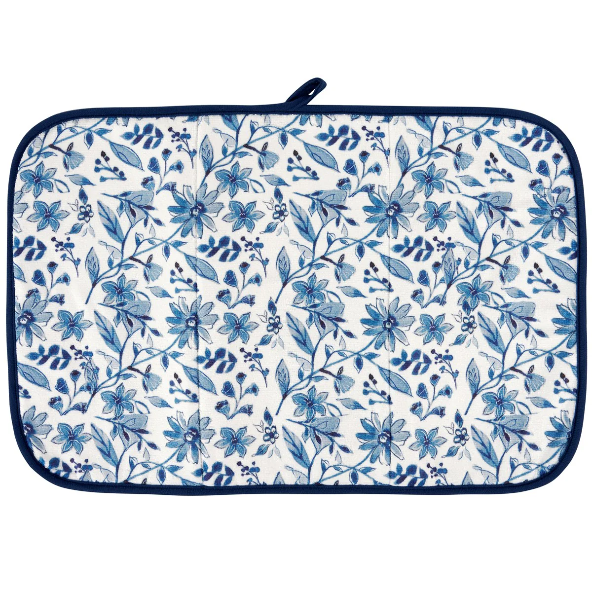 Blue Florals Drying Mat