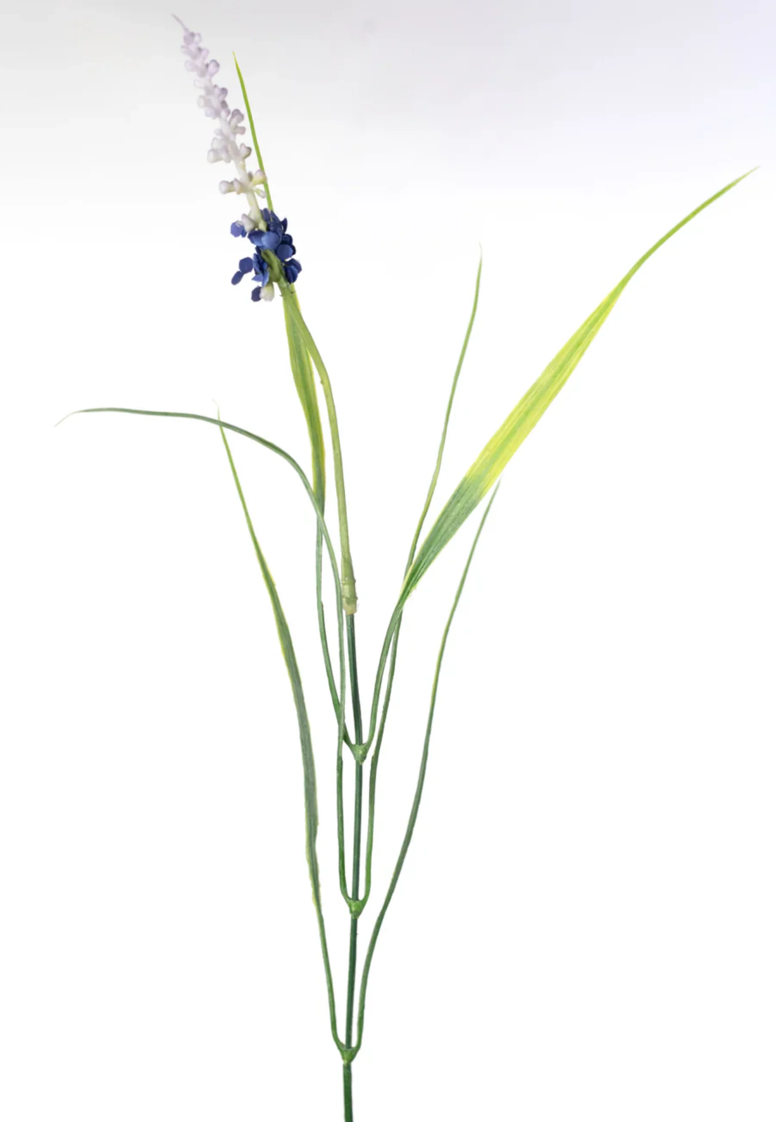 Blue Lavender 14" Faux Floral Spray - Image 3