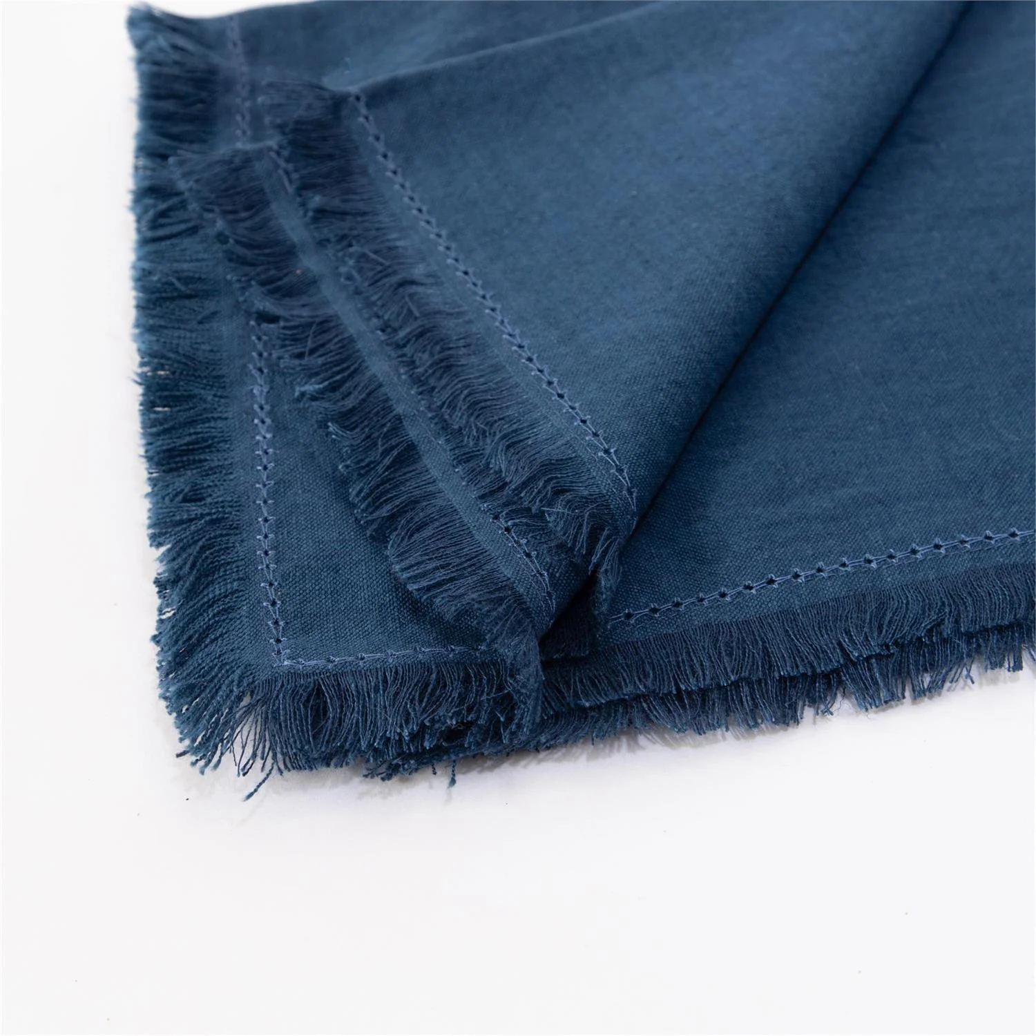 Blue Stonewashed Linen Blend Napkin - Image 2