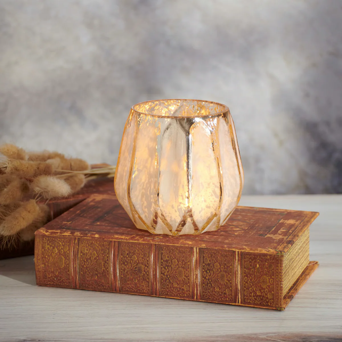 Blush Gold Votive Candle Holder - Image 2