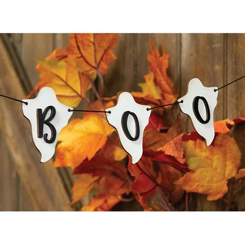 BOO Ghost Mini Decorative Garland - Image 2