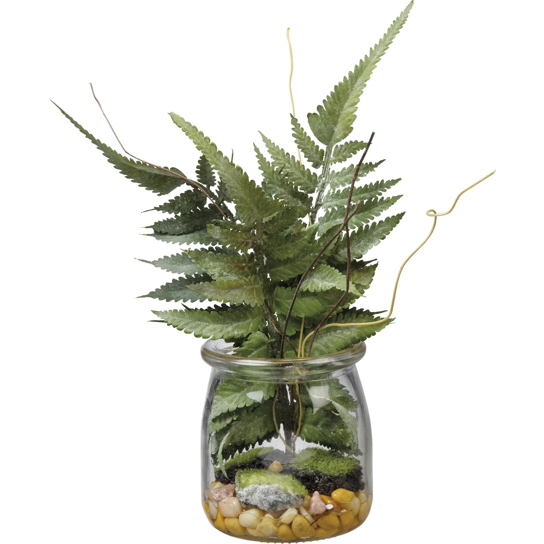 💙 Boston Fern Faux Plant in Jar