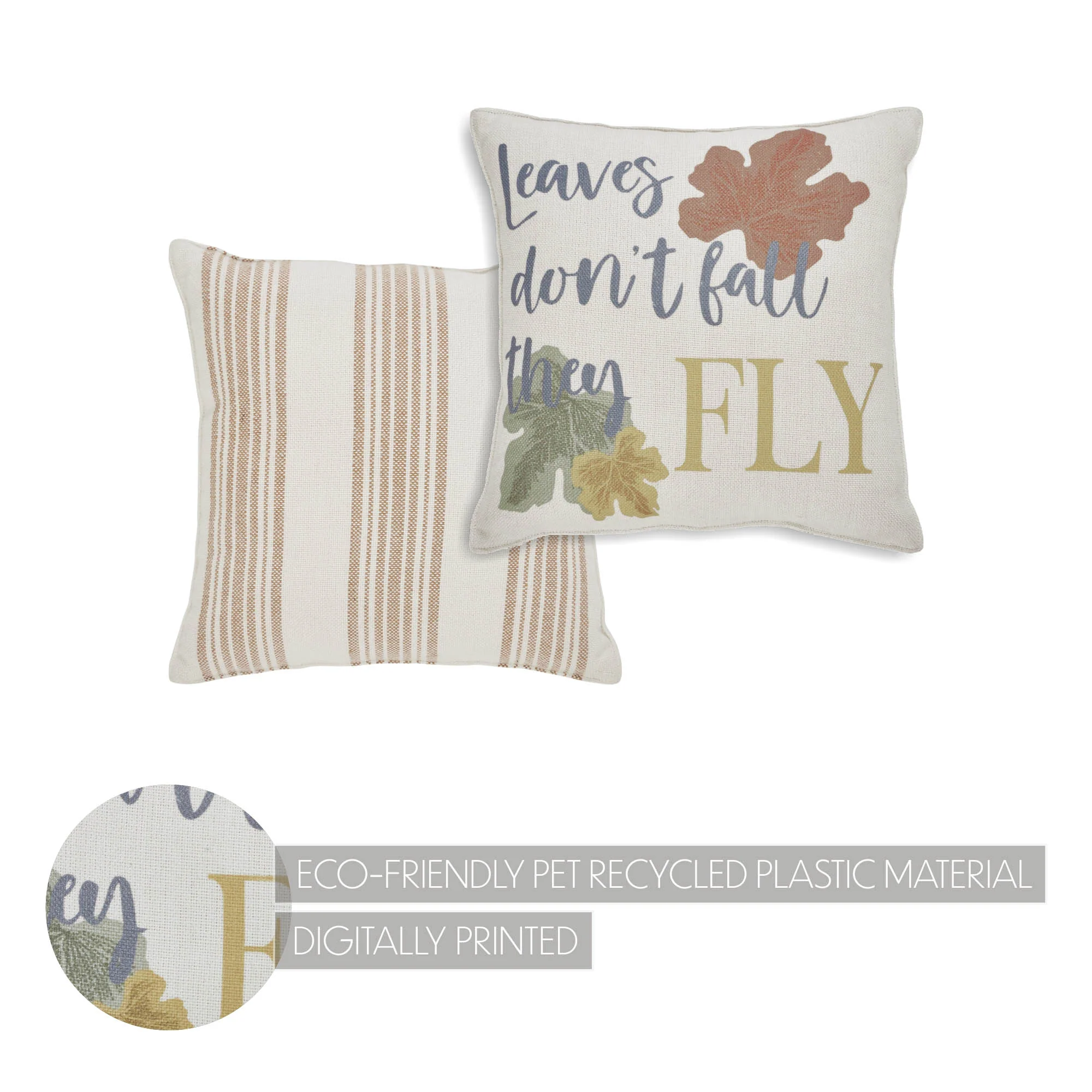 Bountifall Leaves Fly 12" Fall Accent Pillow - Image 5