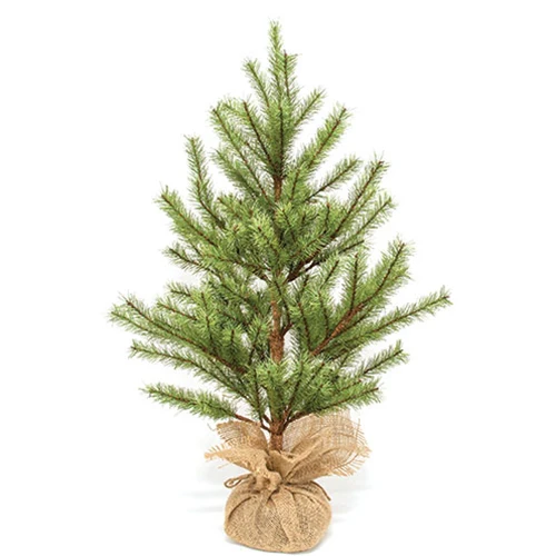 ๐ Bristle Country Pine 30" Faux Tree in Burlap Base