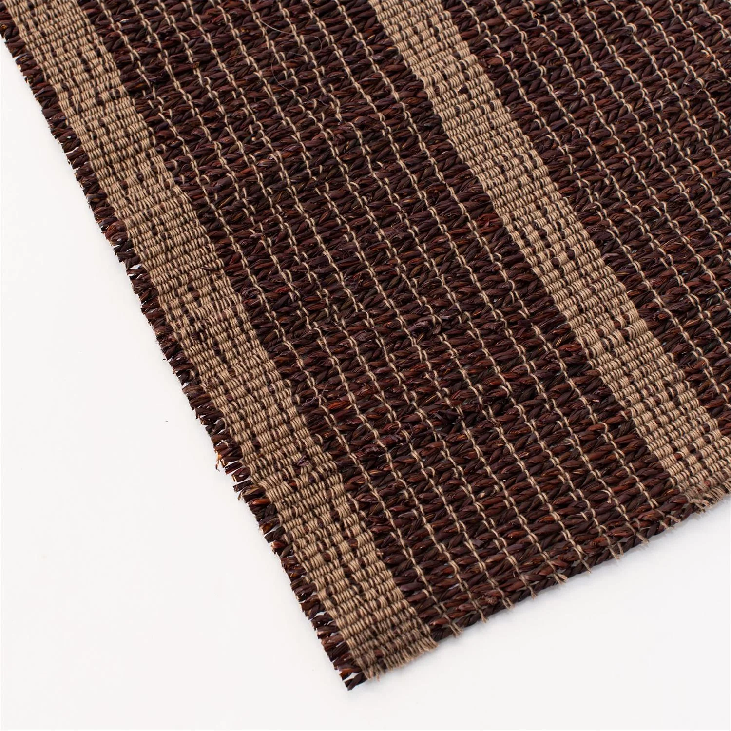 Brown And Tan Woven Seagrass Placemat - Image 2