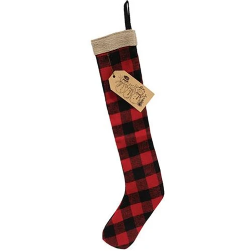 💙 💙 Buffalo Check 20" Decorative Stocking Hanging