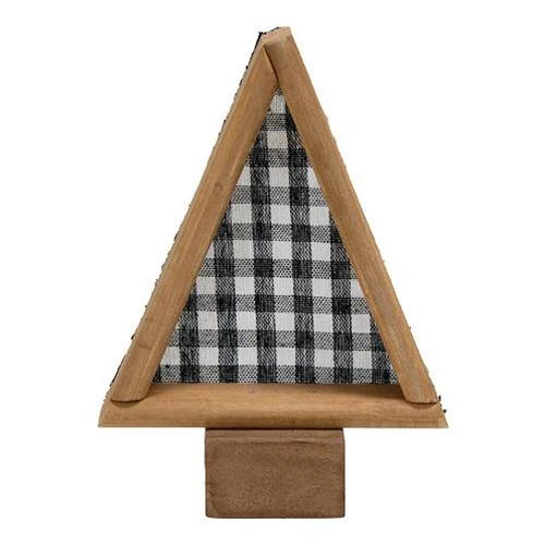 Buffalo Check Felt & Wood Tree Set - Image 4