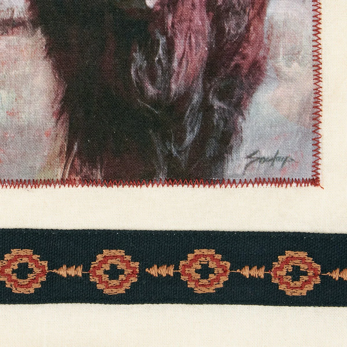 Buffalo Herd Western Kitchen Towel - Image 4