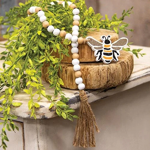 Bumblebee 24" Wooden Bead Garland - Image 2