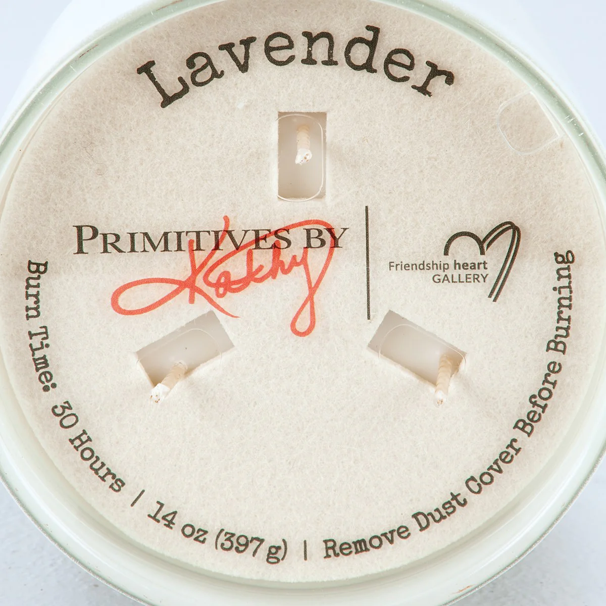💙 Bumblebee and Flowers 14 oz Jar Candle Lavender Scent - Image 3