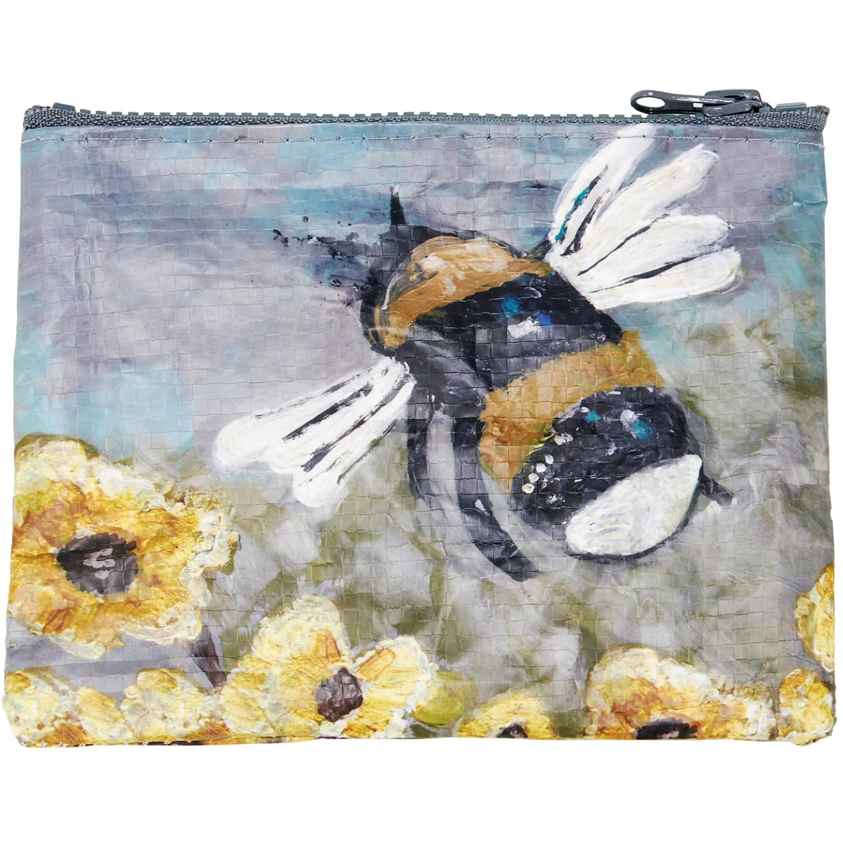 Bumblebee Zipper Recycled Plastic Wallet - Image 3