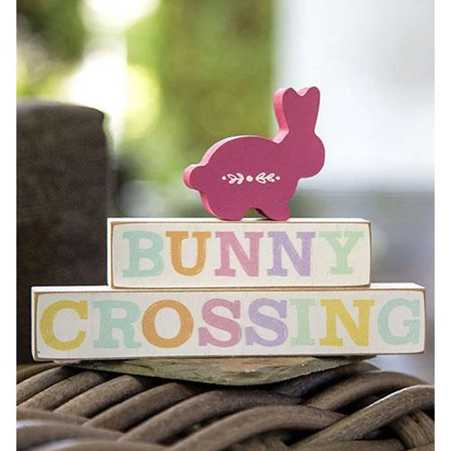Bunny Crossing Easter Mini Block Stackers