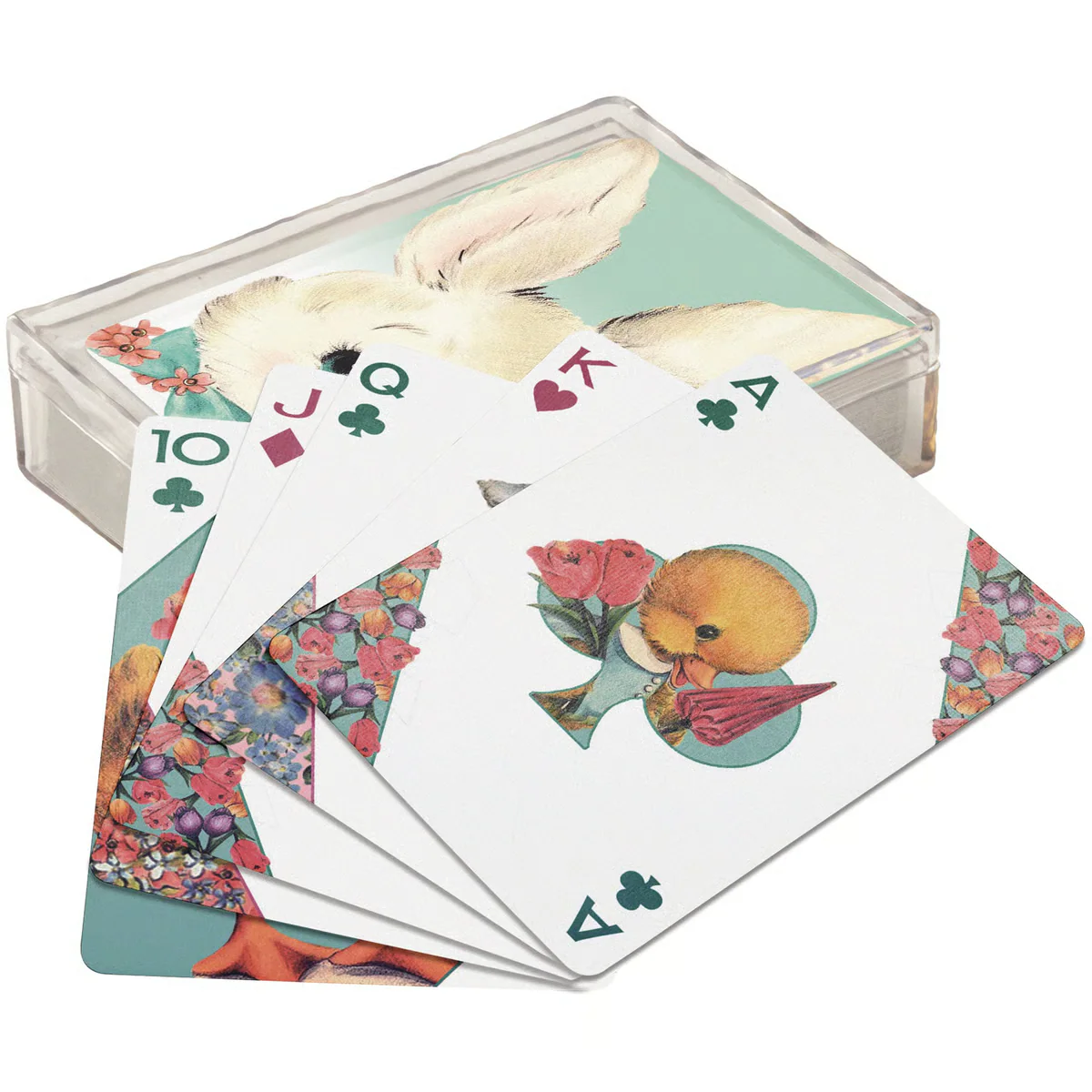 Bunny Friends Easter Themed Playing Cards - Image 3