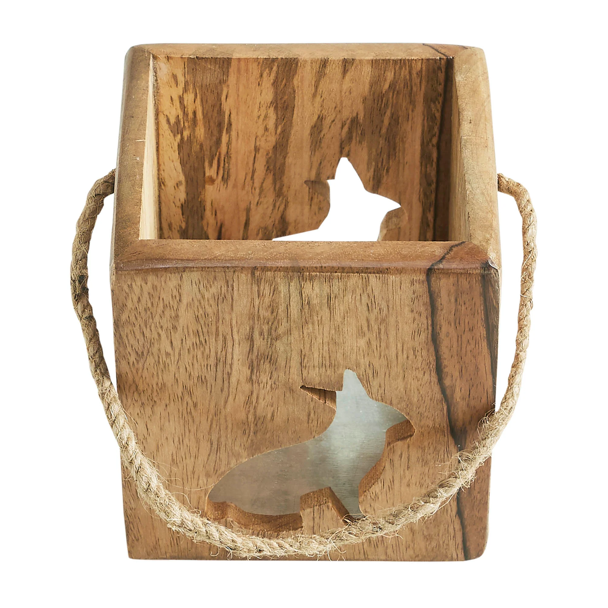 Bunny Hop Wooden Bunny Cutout Box with Twine - Image 3