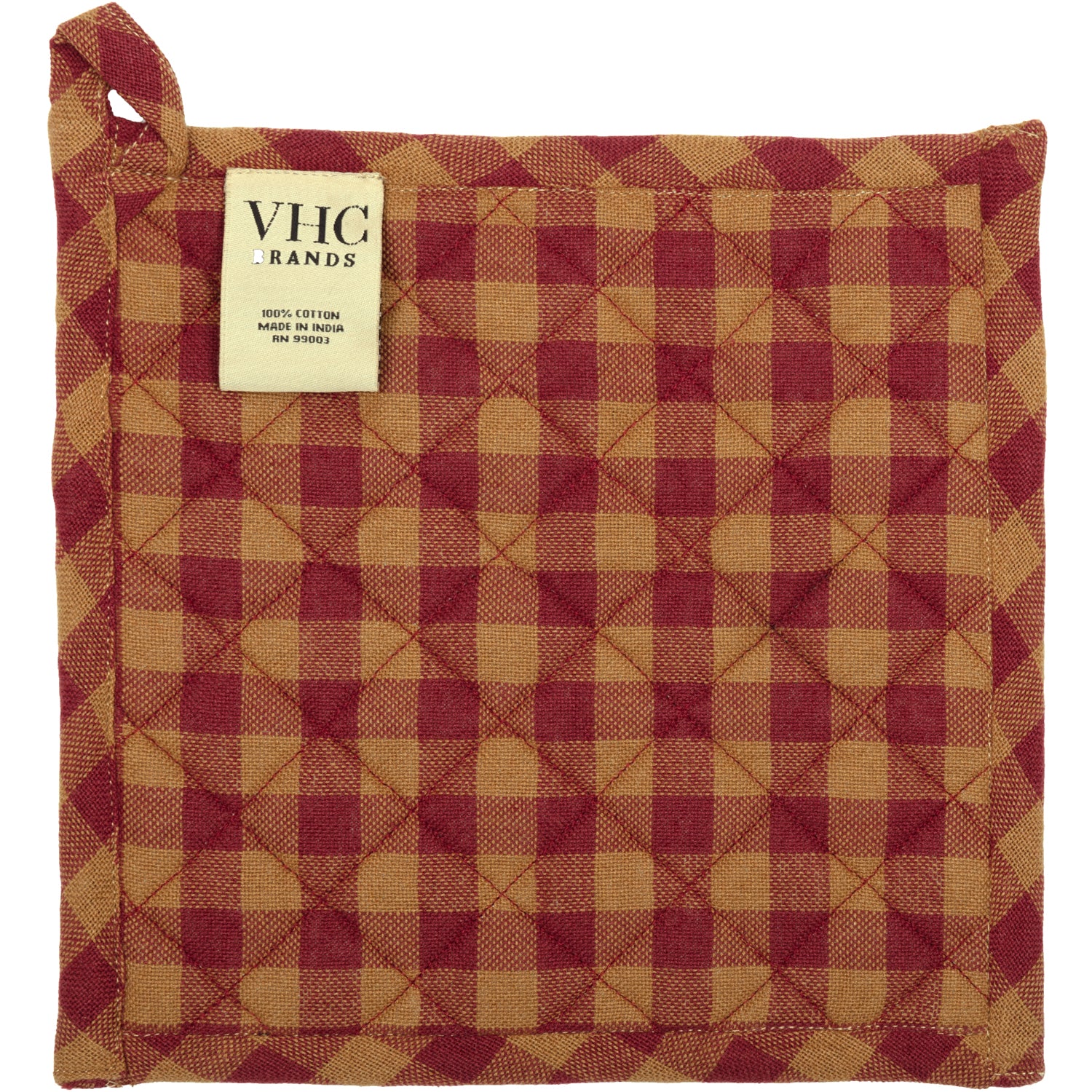 Burgundy Star Pot Holder 8" - Image 3