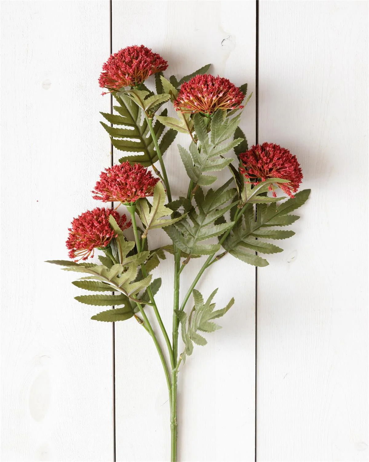 Burgundy Thistle 26" Faux Floral Spray