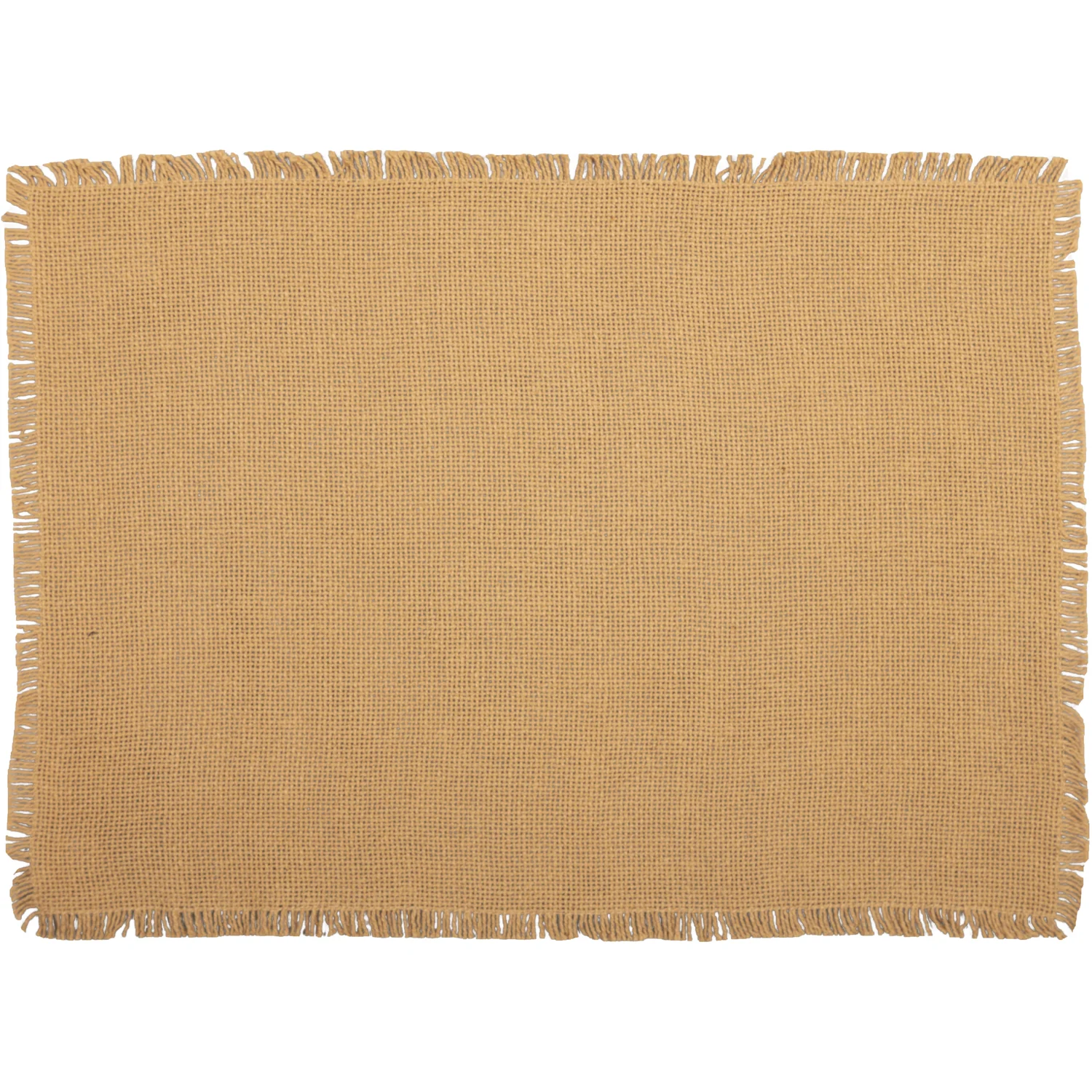 Burlap Natural Fringed Placemat Set of 6 - Image 7