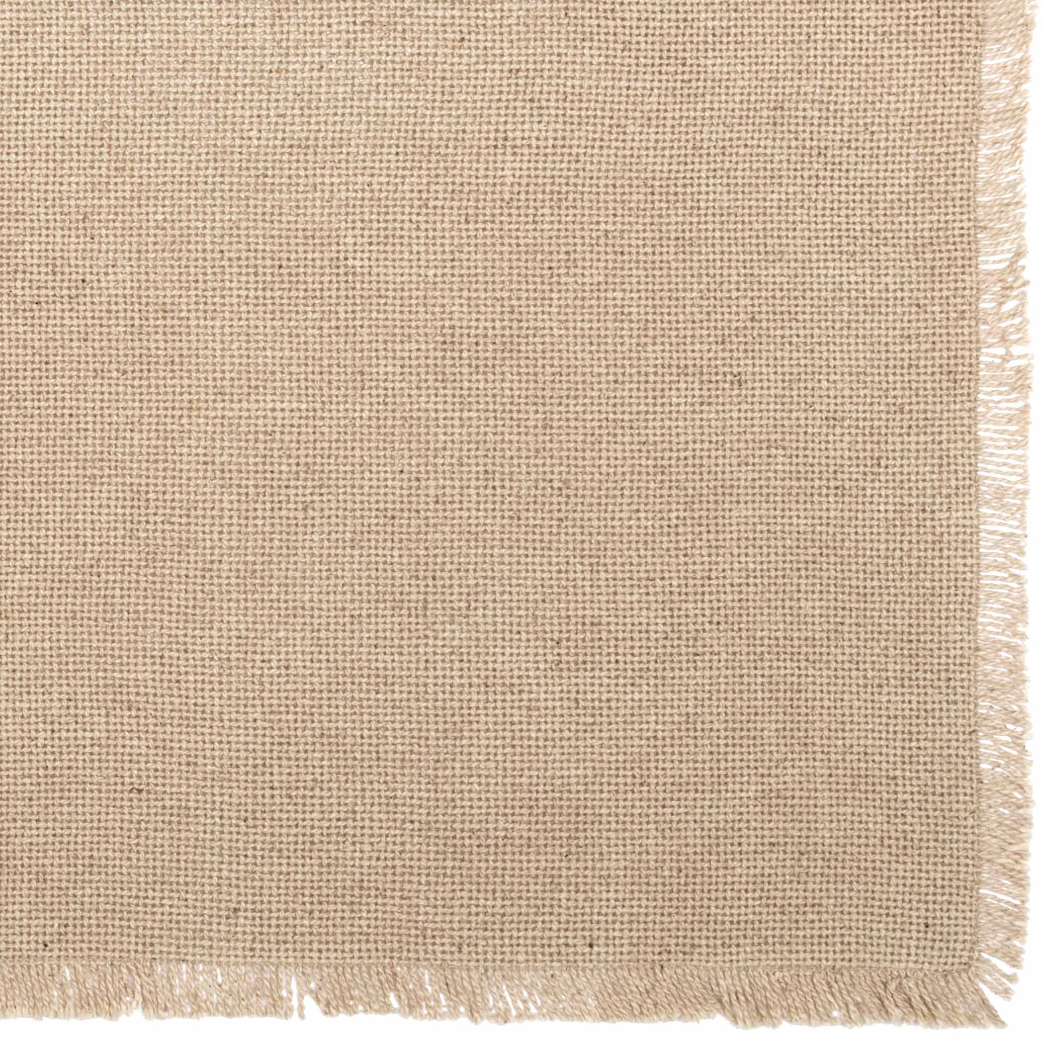 Burlap Vintage Fringed Table Runner 13" x 48" - Image 3