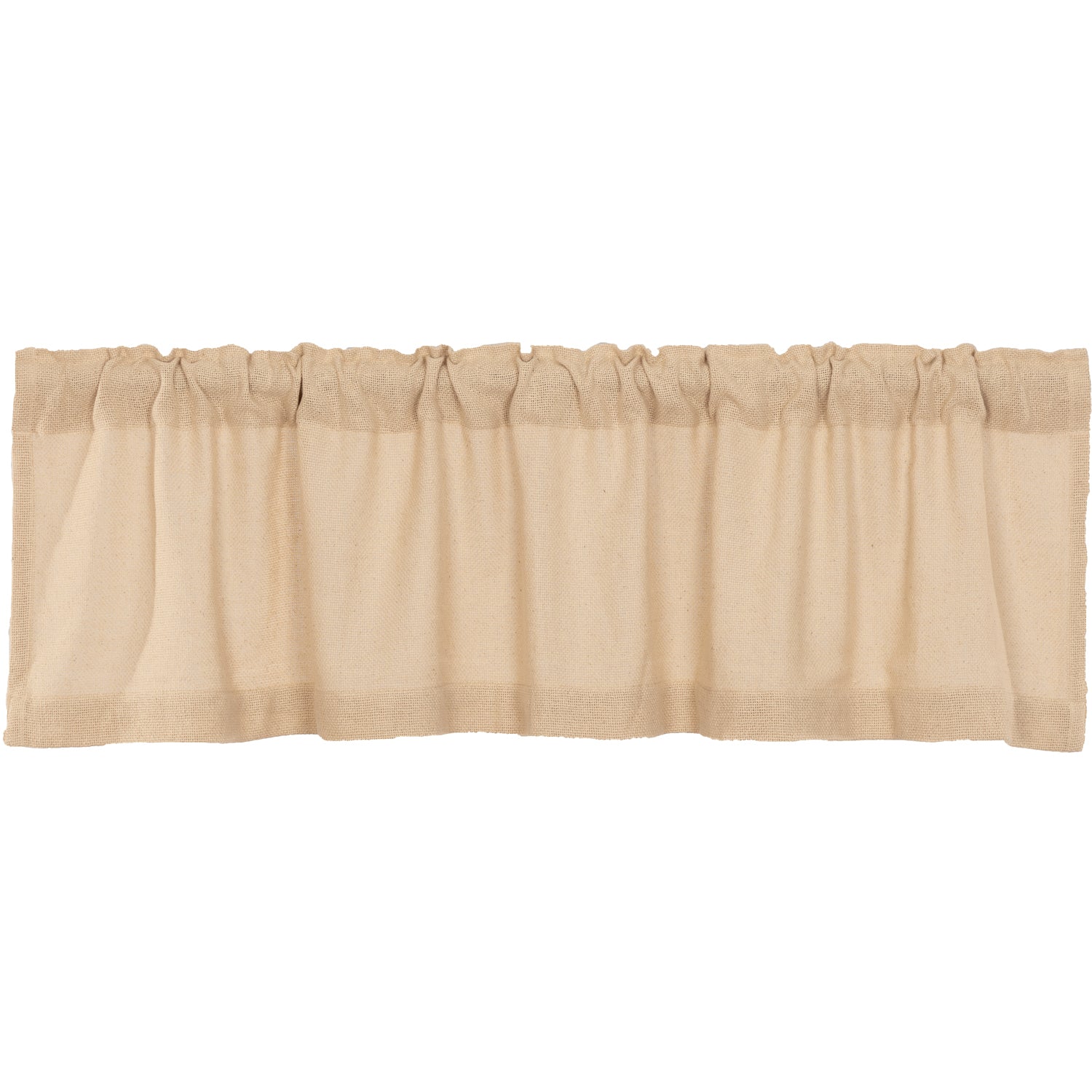 Burlap Vintage Valance 16'' x 60'' Curtain - Image 3