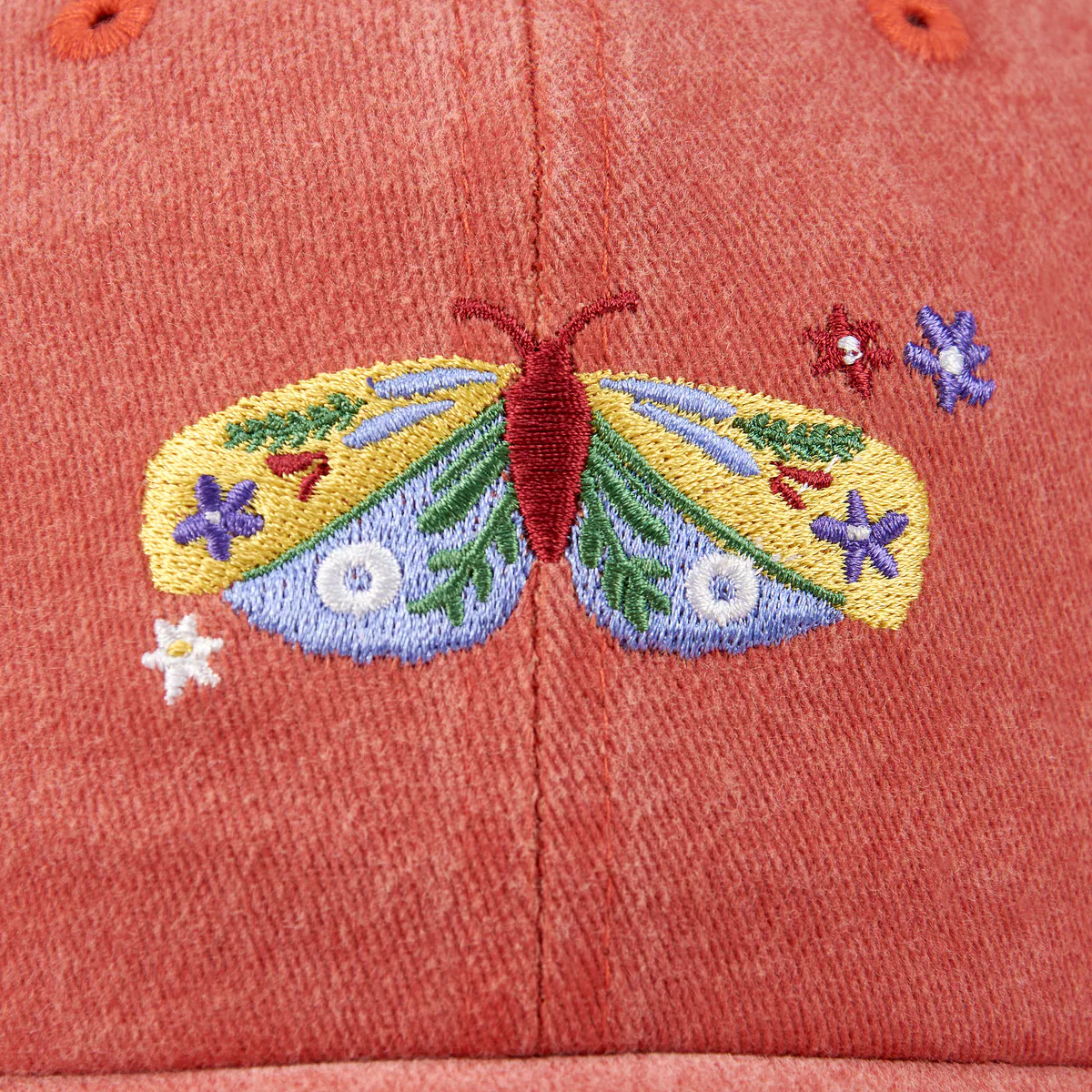 Butterfly Embroidered Baseball Cap - Image 4