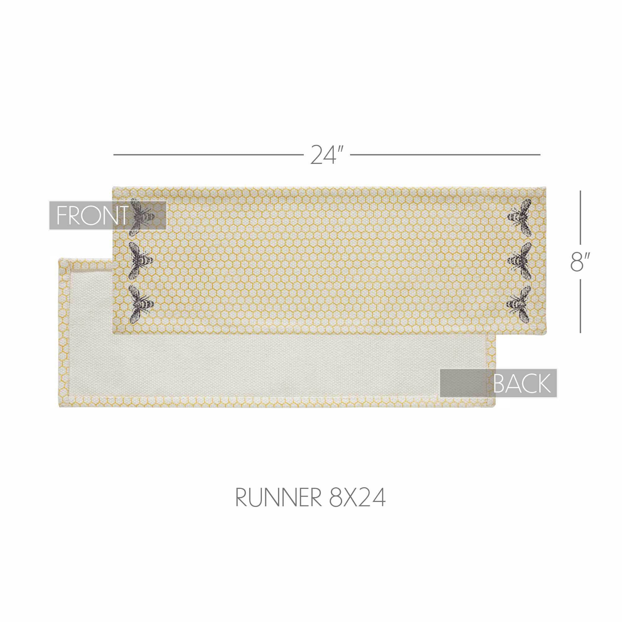 Buzzy Bees 24" Table Runner - Image 3