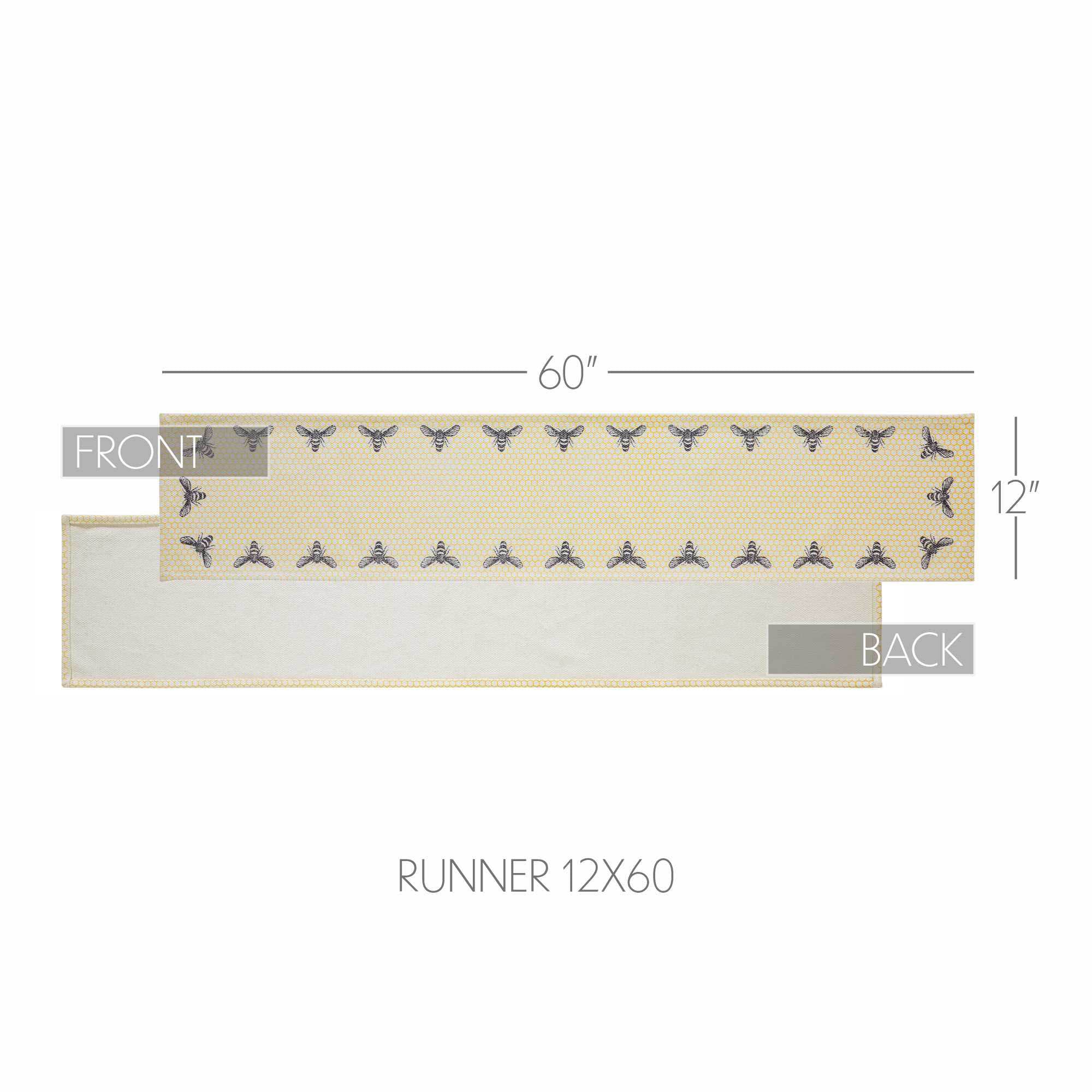 Buzzy Bees 60" Table Runner - Image 2