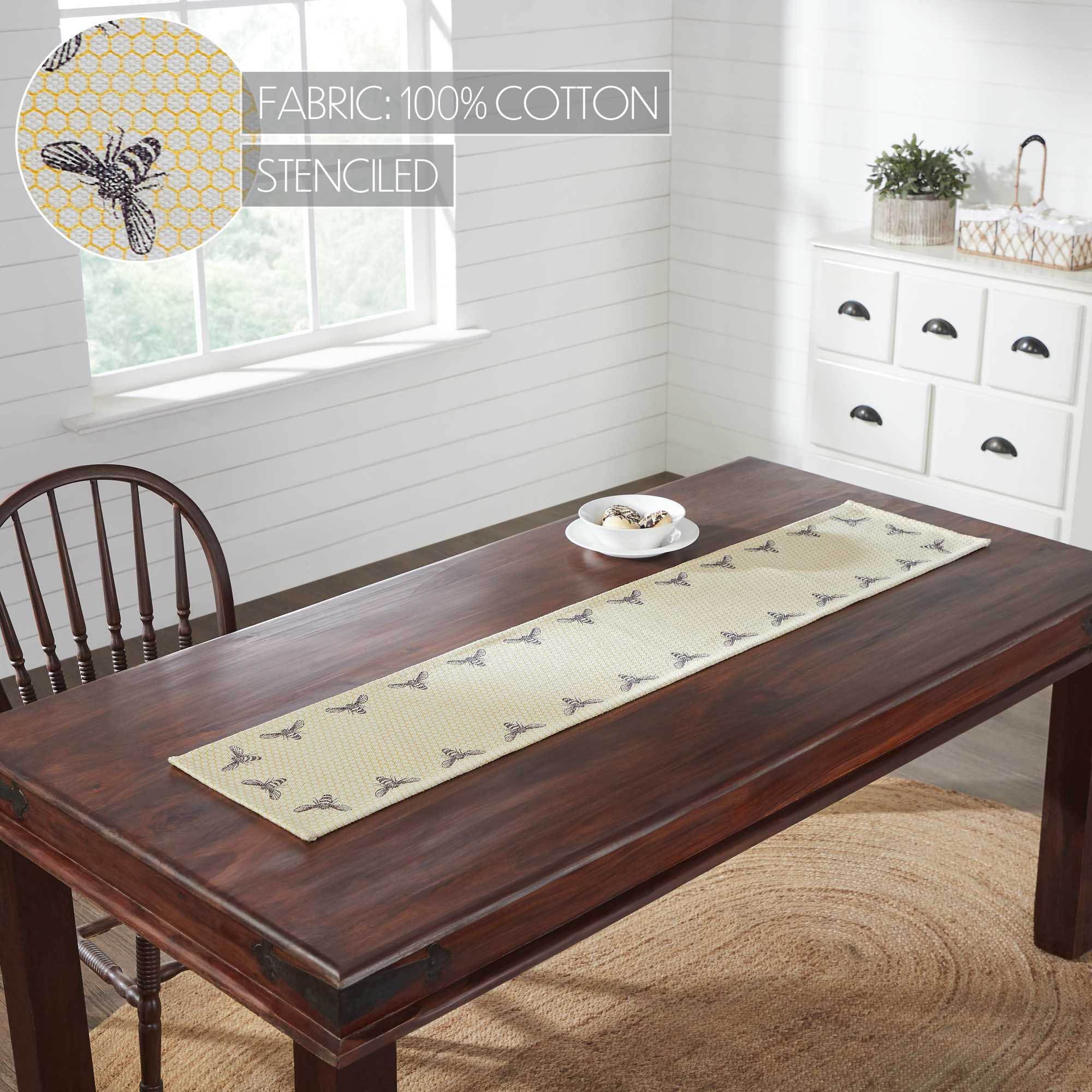 Buzzy Bees 60" Table Runner - Image 5