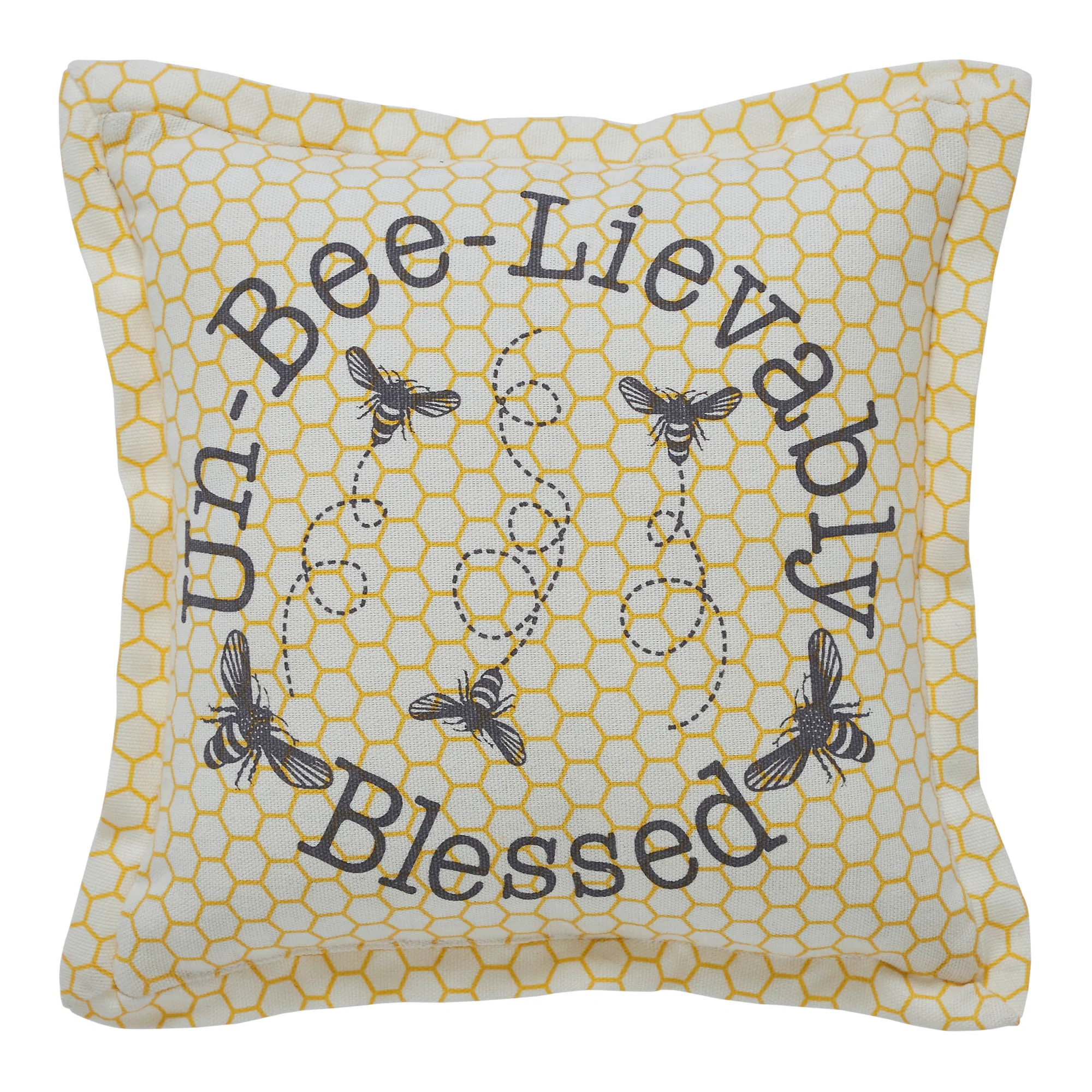 Buzzy Bees Un-Bee-Lievably Blessed 9" Accent Pillow - Image 2