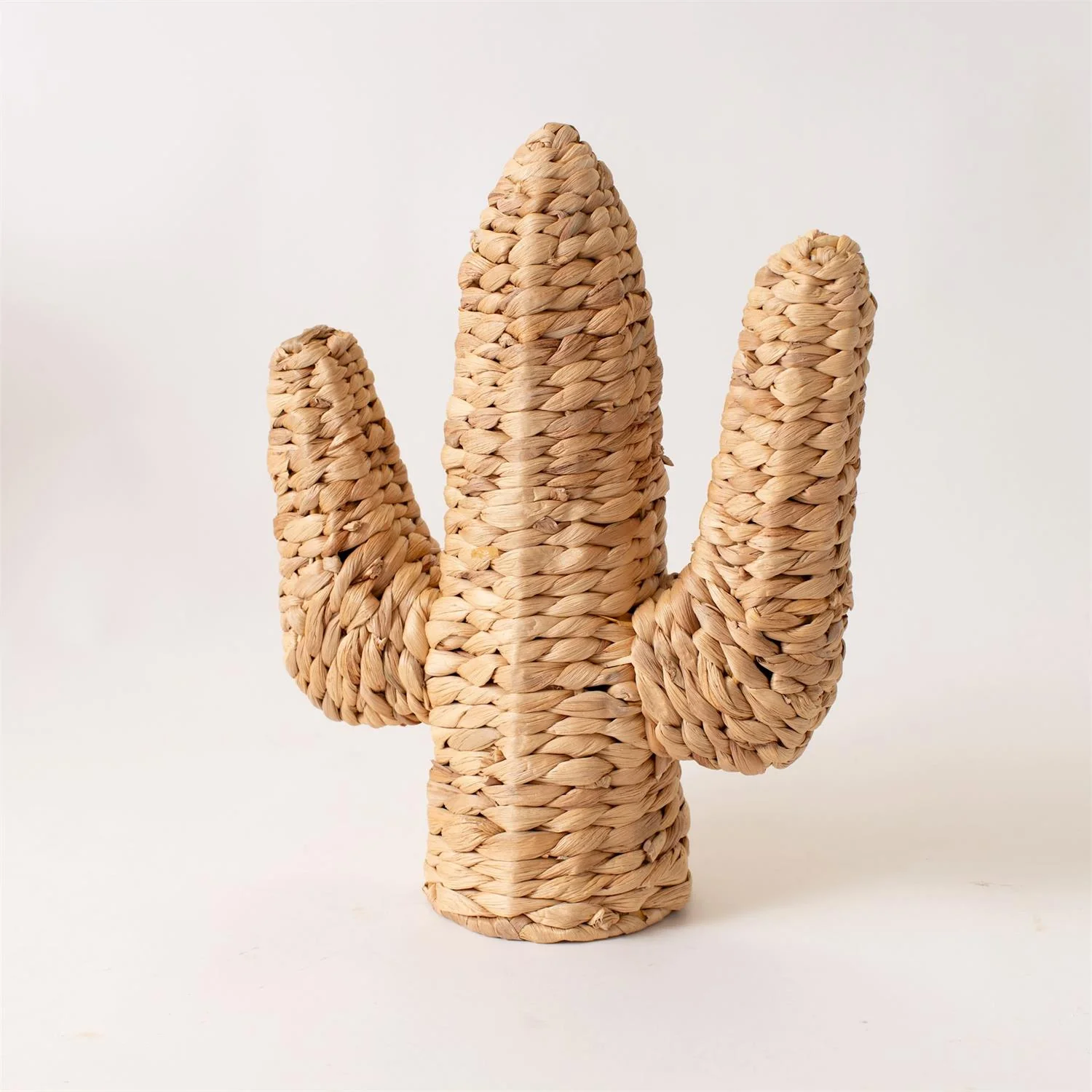 Cactus Figure Woven Water Hyacinth 15" H - Image 2