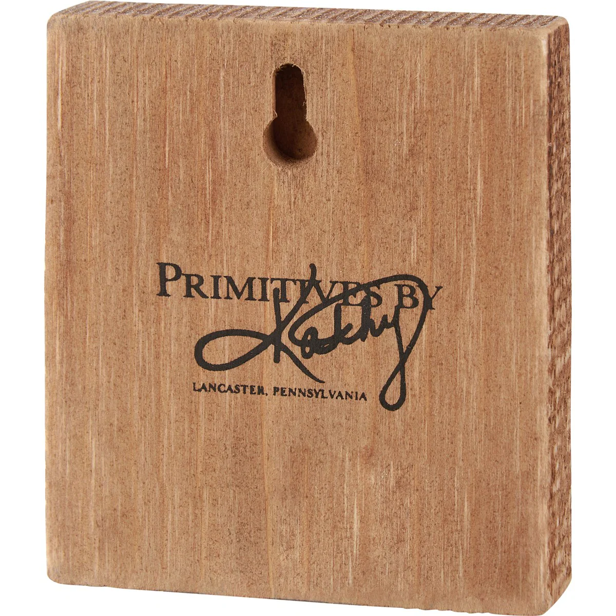 ๐ Calf With Floral Wreath 4" Mini Block Sign - Image 2