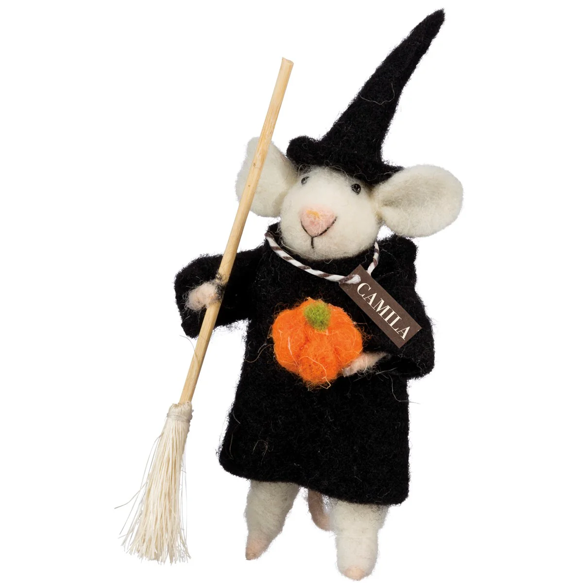๐ Camila the Witch Mouse Li'l Felt Figure