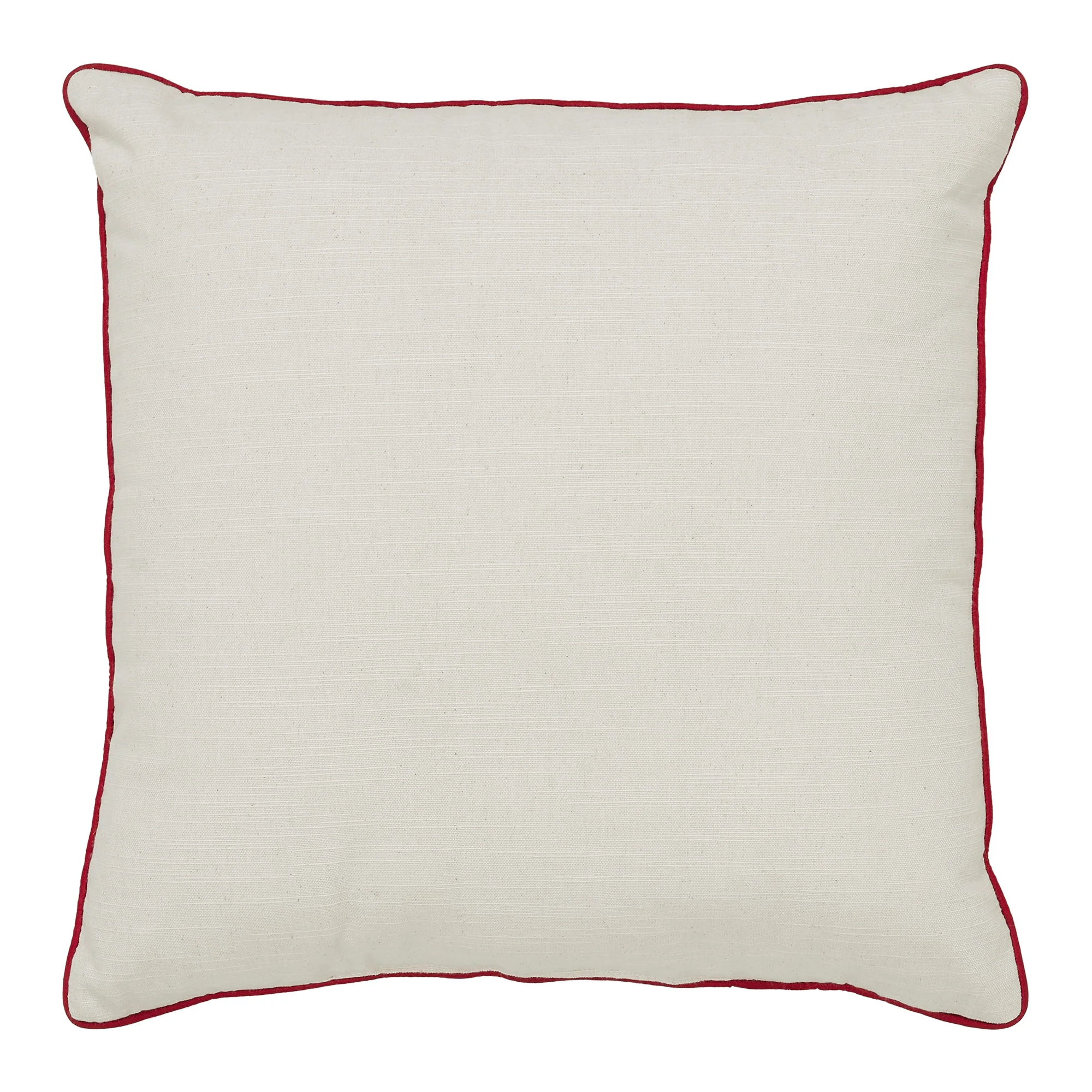 Candy Cane & Holly 18" Accent Christmas Pillow - Image 2
