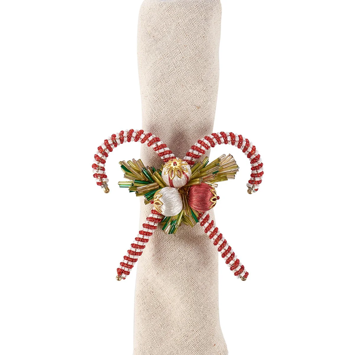 ๐ Candy Canes Decorative Napkin Ring