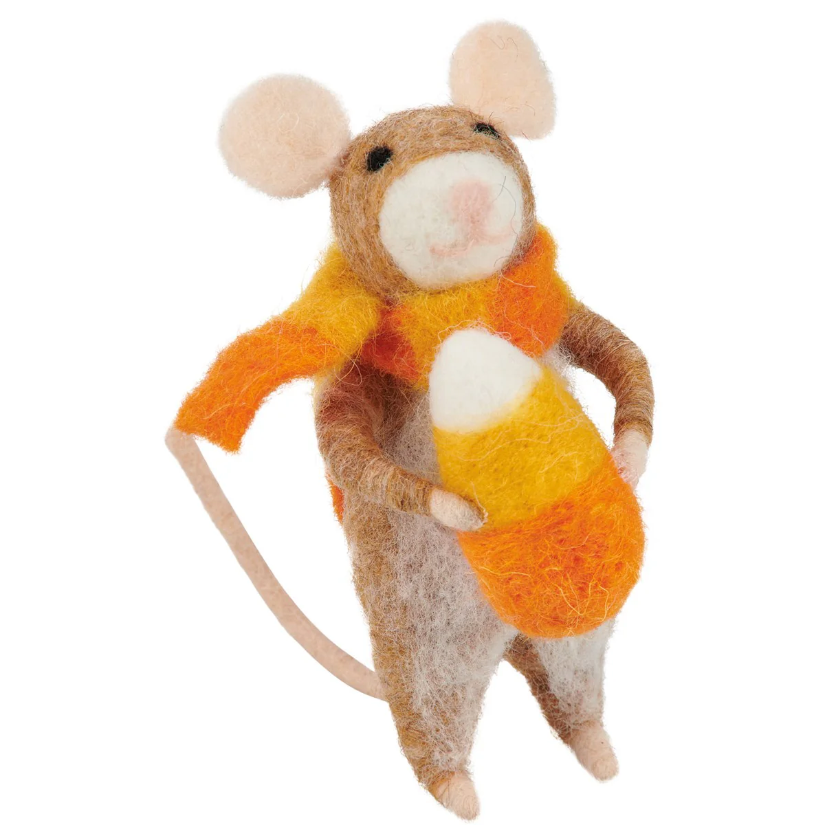 Candy Corn Mouse Felt Critter