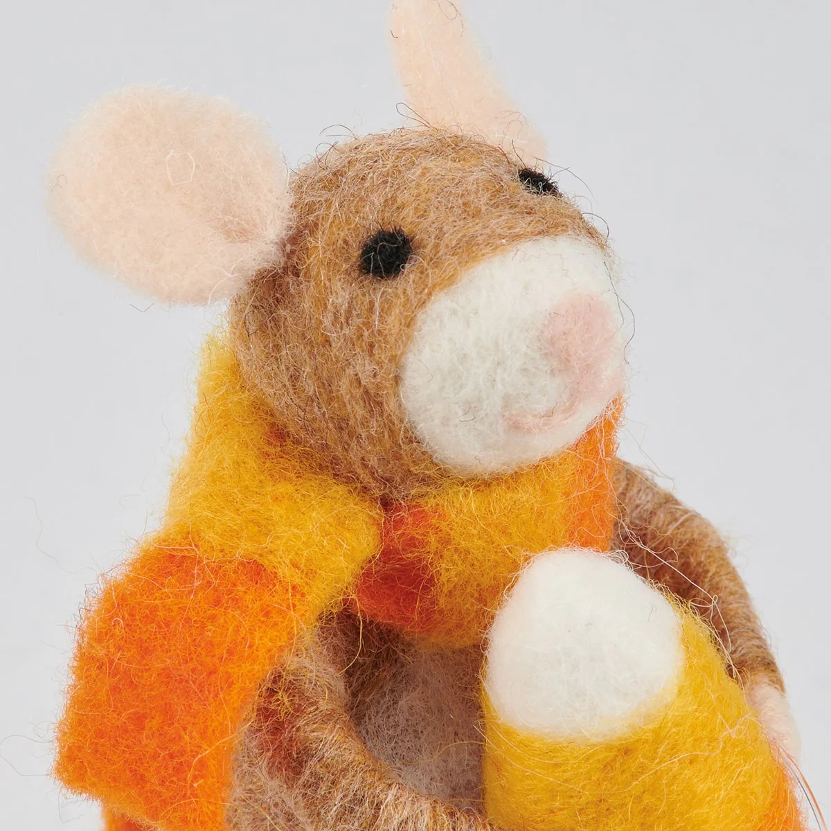 Candy Corn Mouse Felt Critter - Image 3