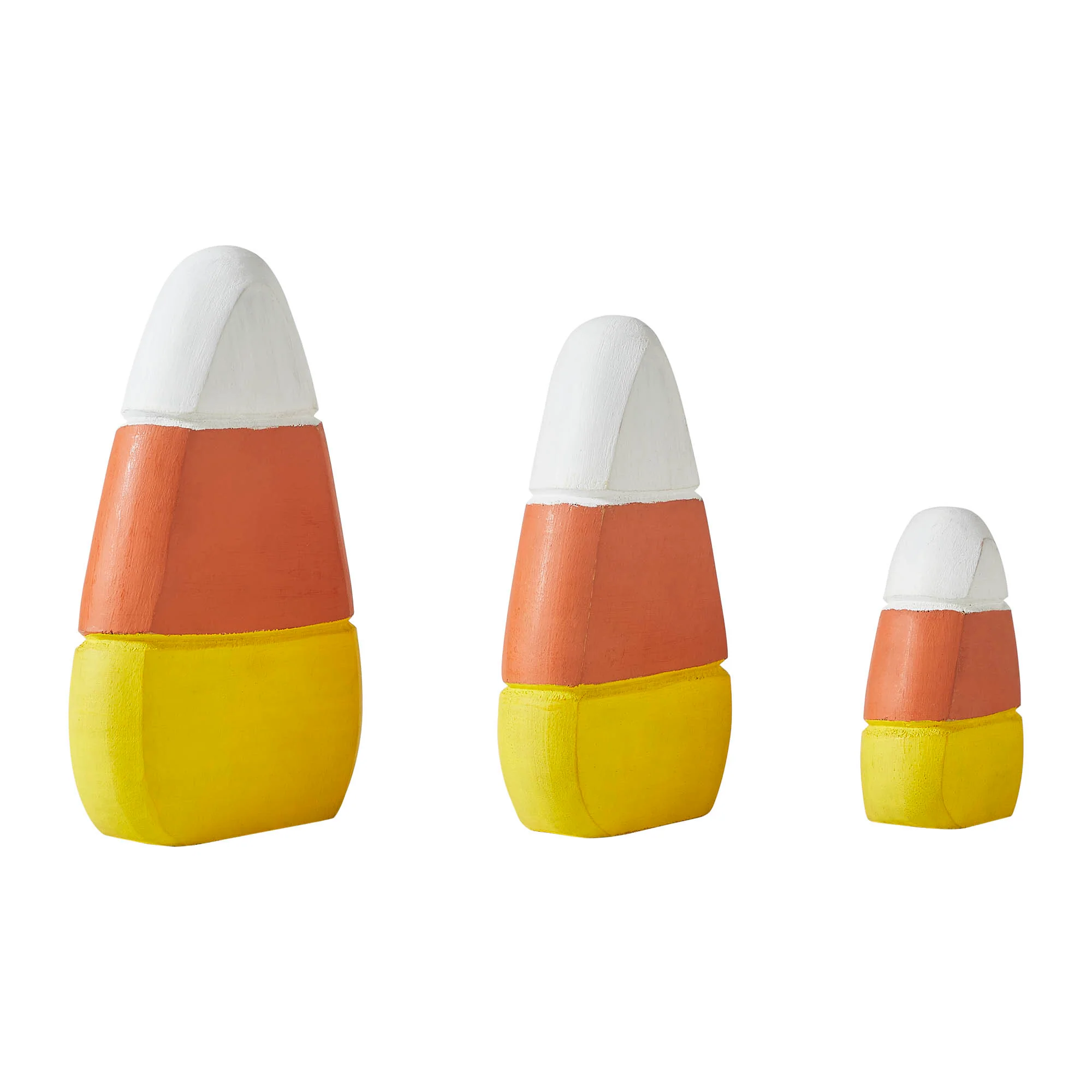 Candy Corn Wood Decor Set of 3 - Image 4
