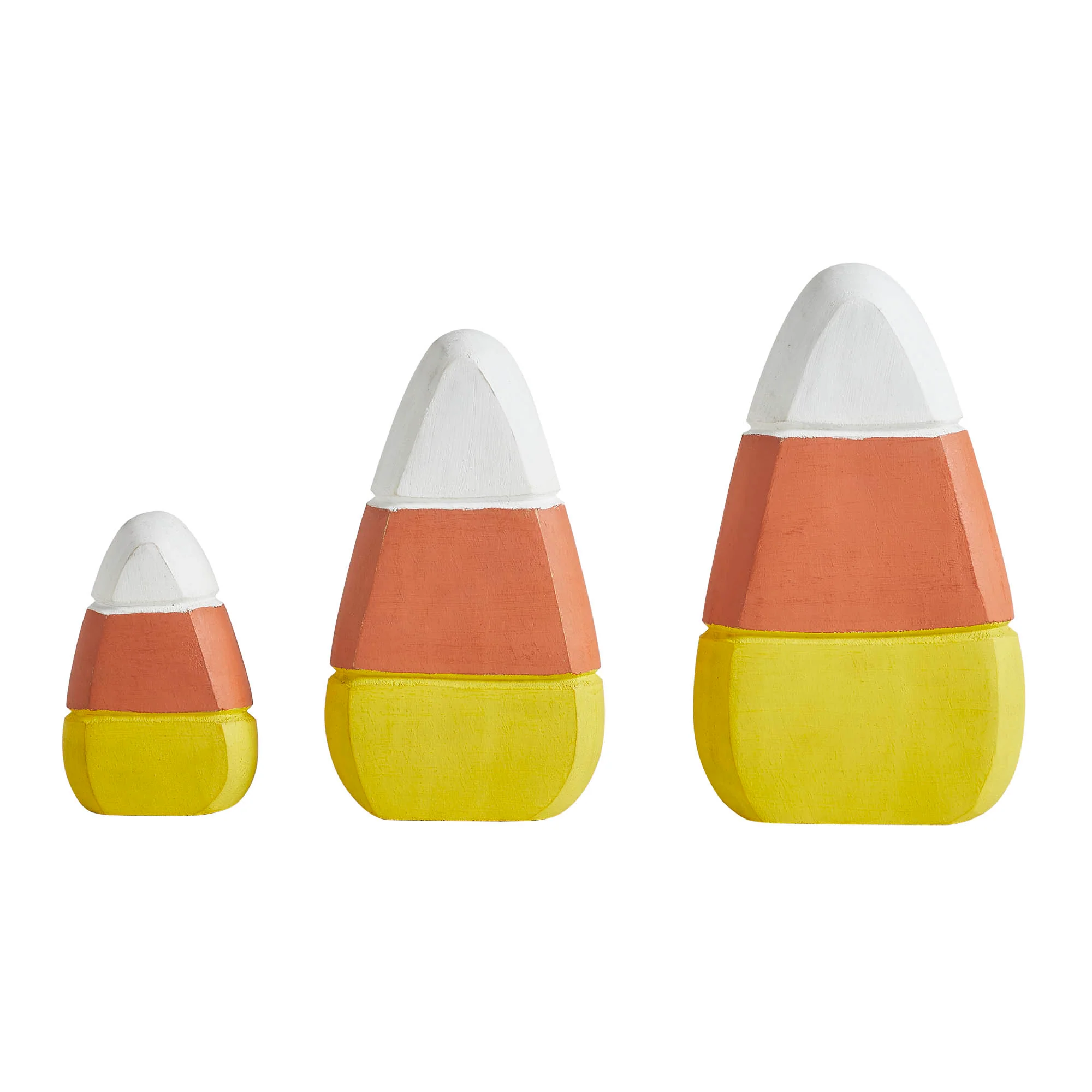 Candy Corn Wood Decor Set of 3 - Image 6