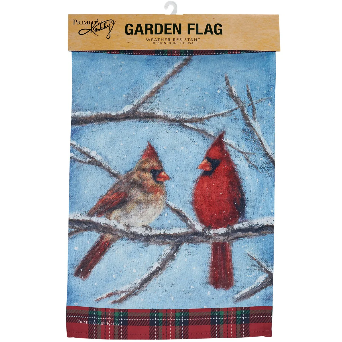 Cardinal Couple Garden Flag - Image 4