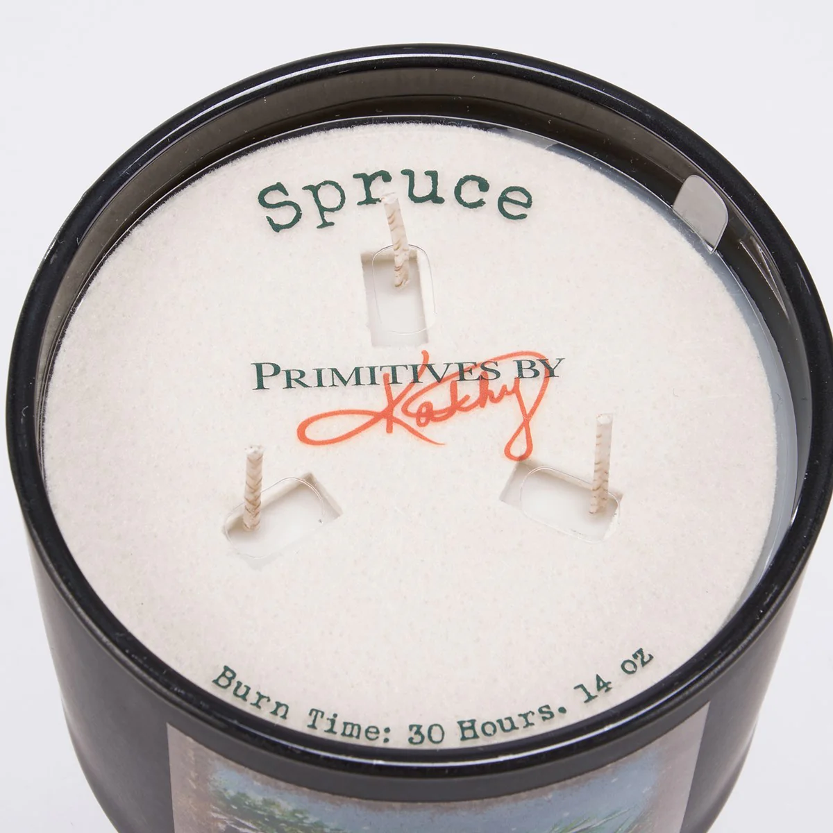 Cardinal On Evergreen Bough 14 oz Spruce Scented Jar Candle - Image 5