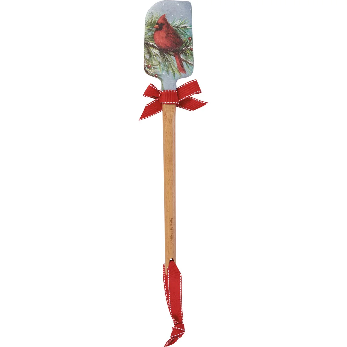 Cardinal on Pine Bough Silicone Spatula - Image 2