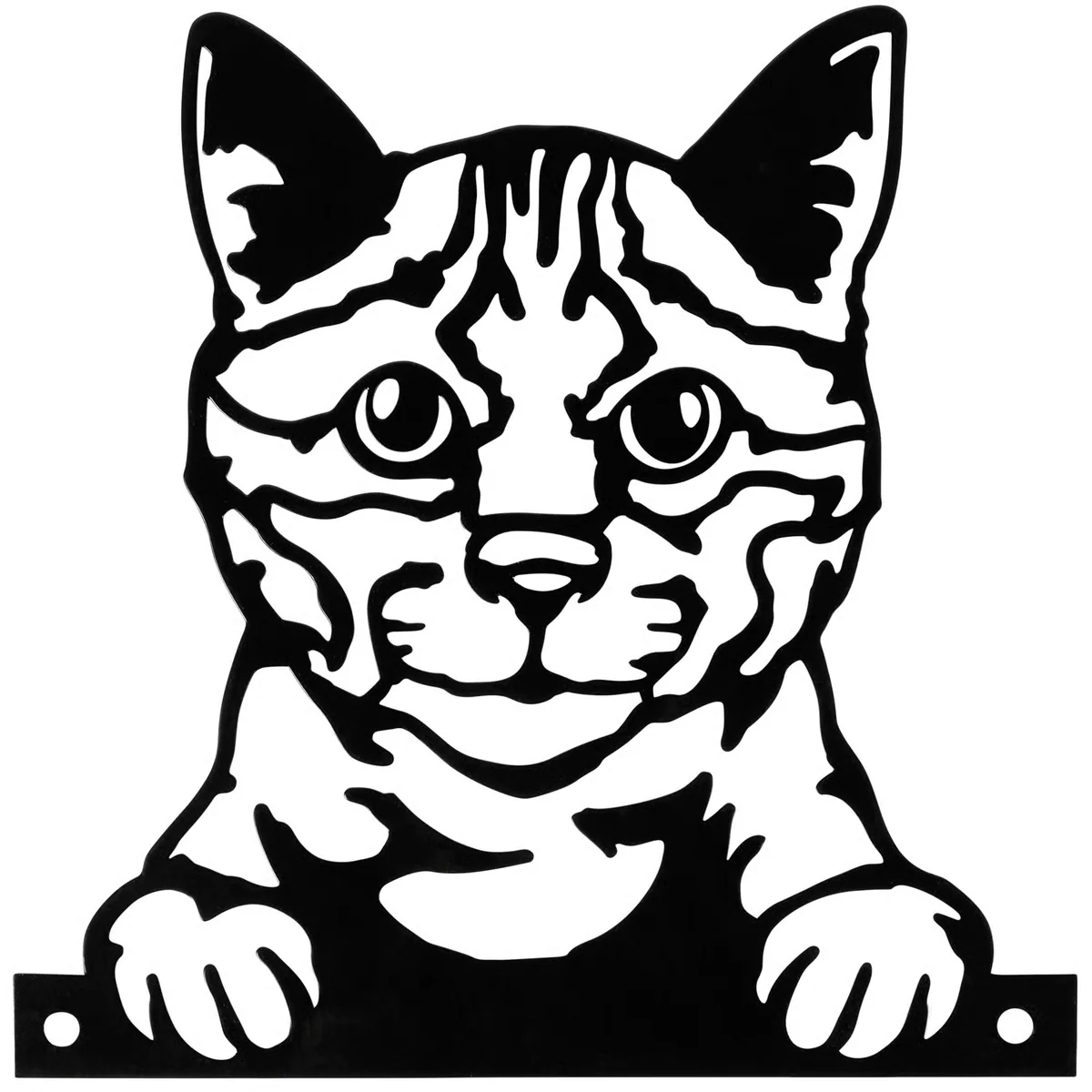 Cat Metal Outdoor Art - Image 3