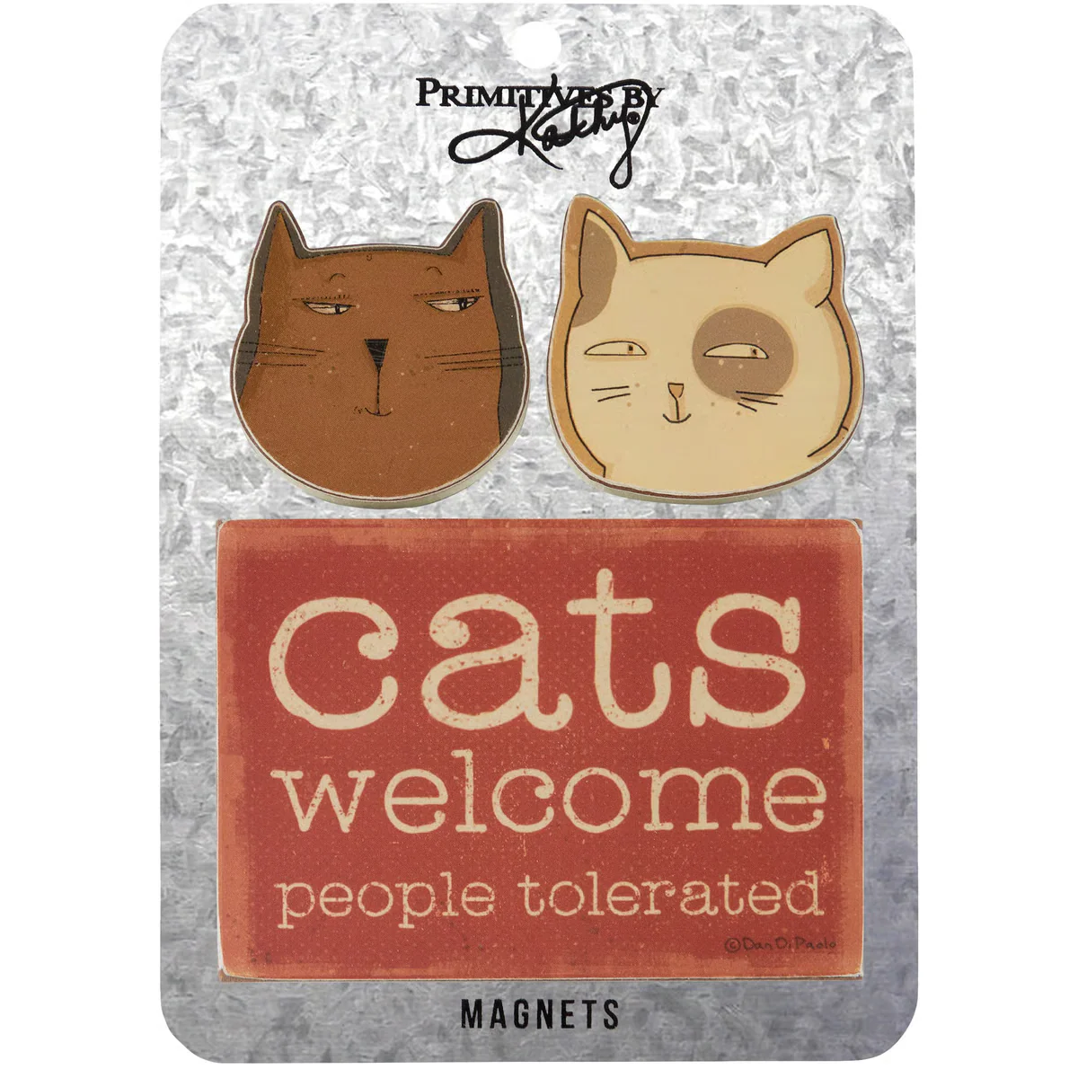 ๐ Cats Welcome People Tolerated Magnet Set