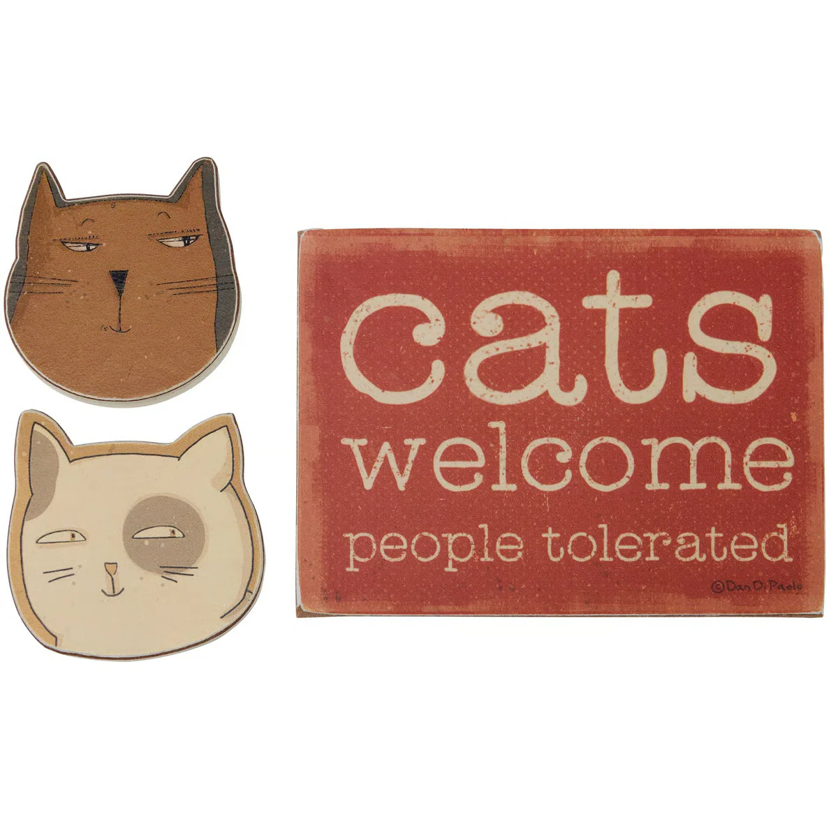 ๐ Cats Welcome People Tolerated Magnet Set - Image 4