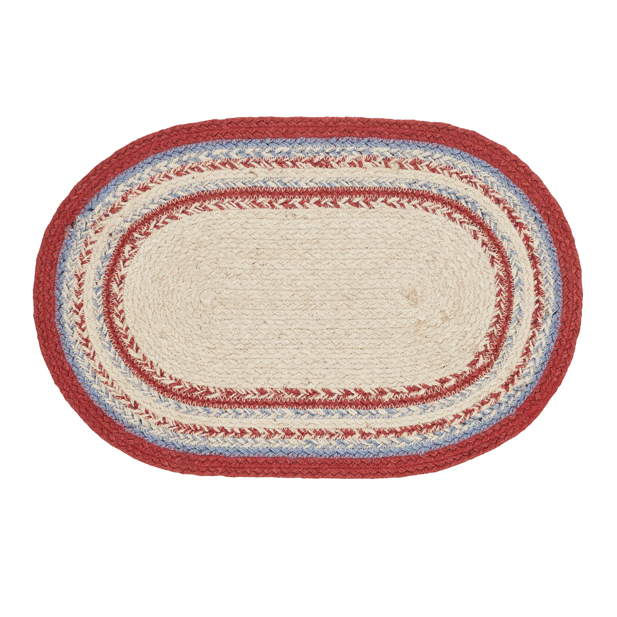 Celebration Americana Jute Oval Placemat 12" x 18" - Image 5