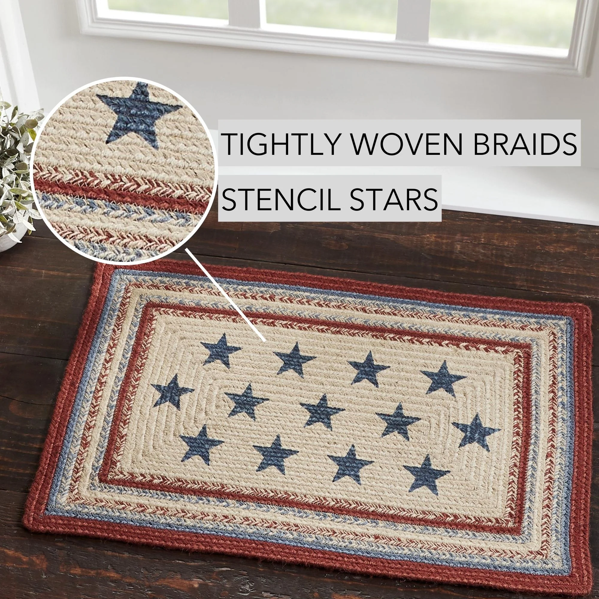 Celebration Americana Jute Rug 20" x 30" - Image 2