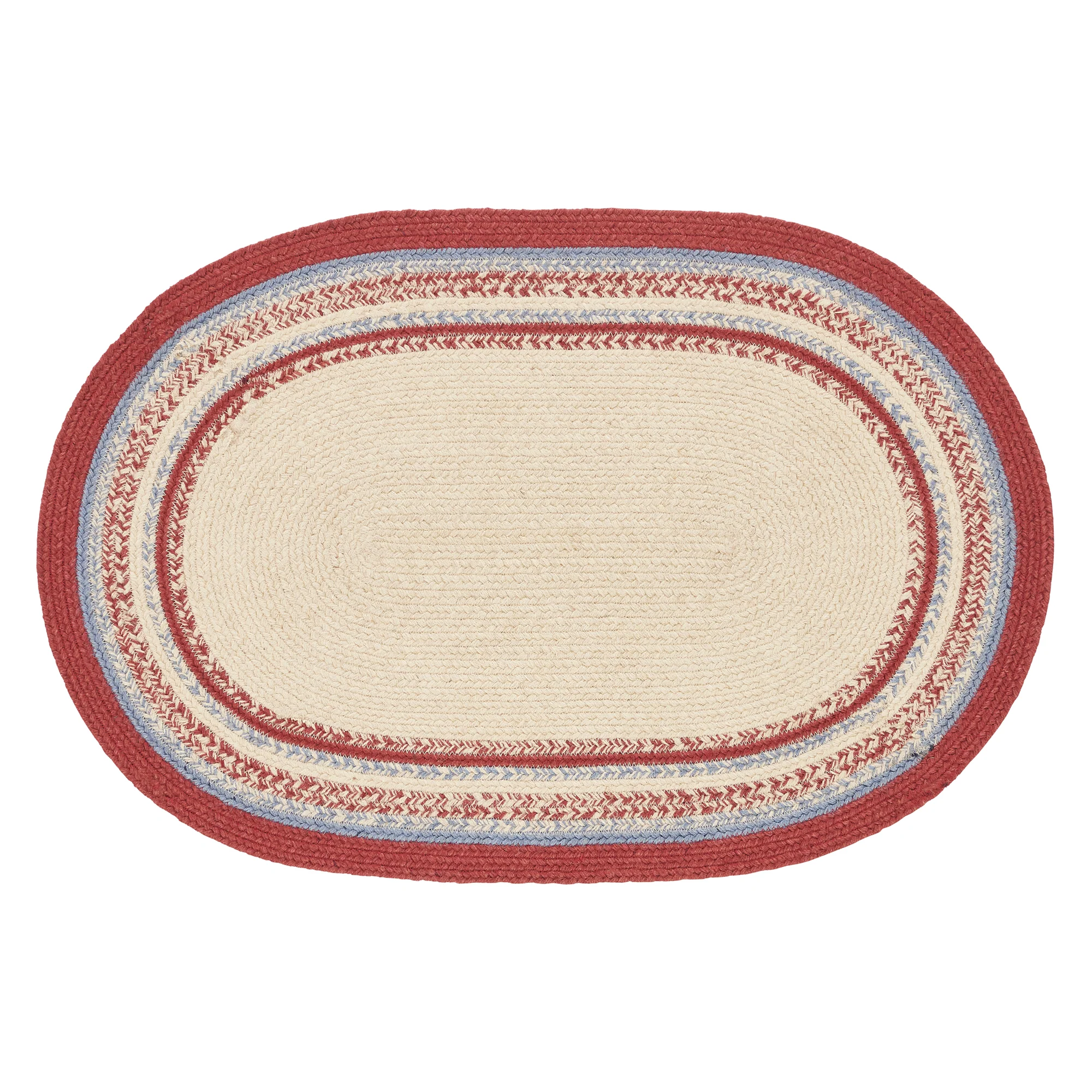 Celebration Americana Oval Jute Rug 24" x 36" - Image 7