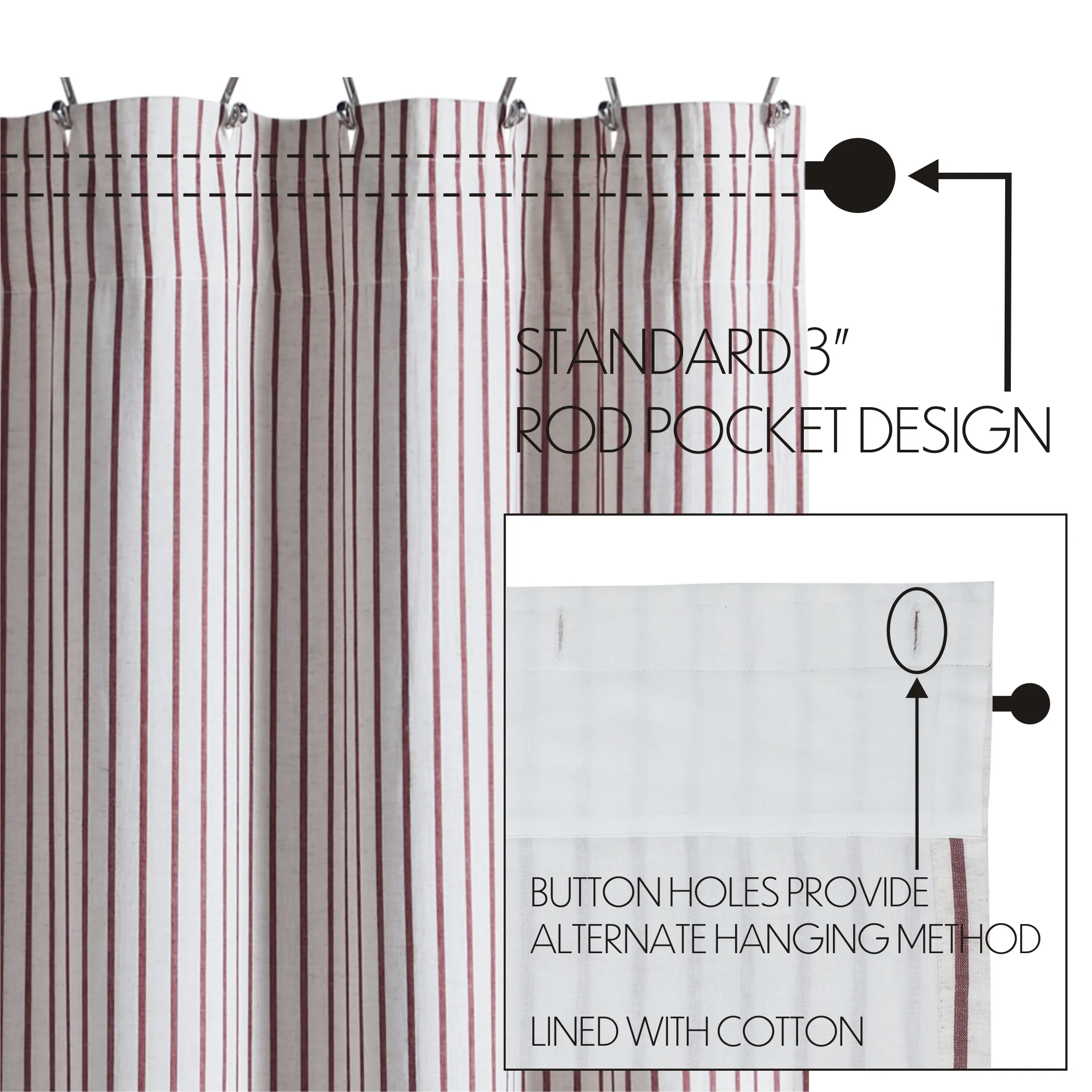 Celebration Applique Star Shower Curtain 72" - Image 2